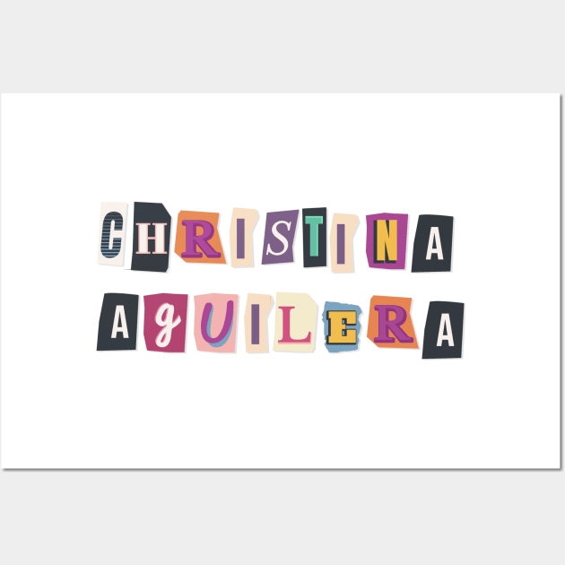 Christina Aguilera Wall Art by pujiprili27